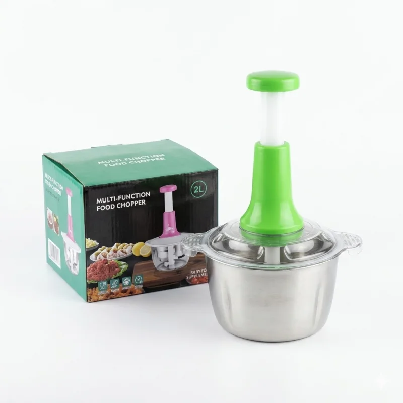 Best Stainless Steel Multifunctional 2LTR Hand Push Chopper